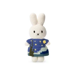 Miffy & Friends Crochet Van Gogh The Starry Night Plush Toy - Miffy