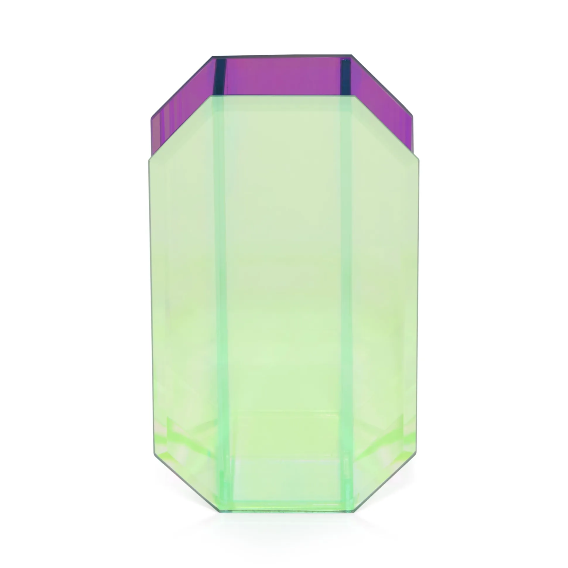 Mirage Glass Vase - Octagon