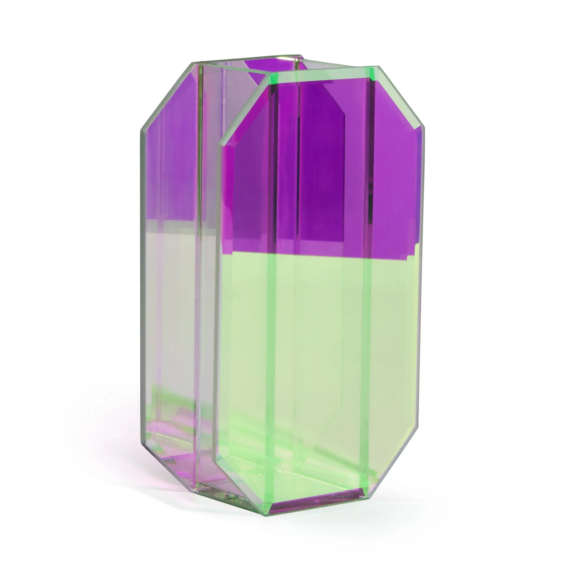 Mirage Glass Vase - Octagon
