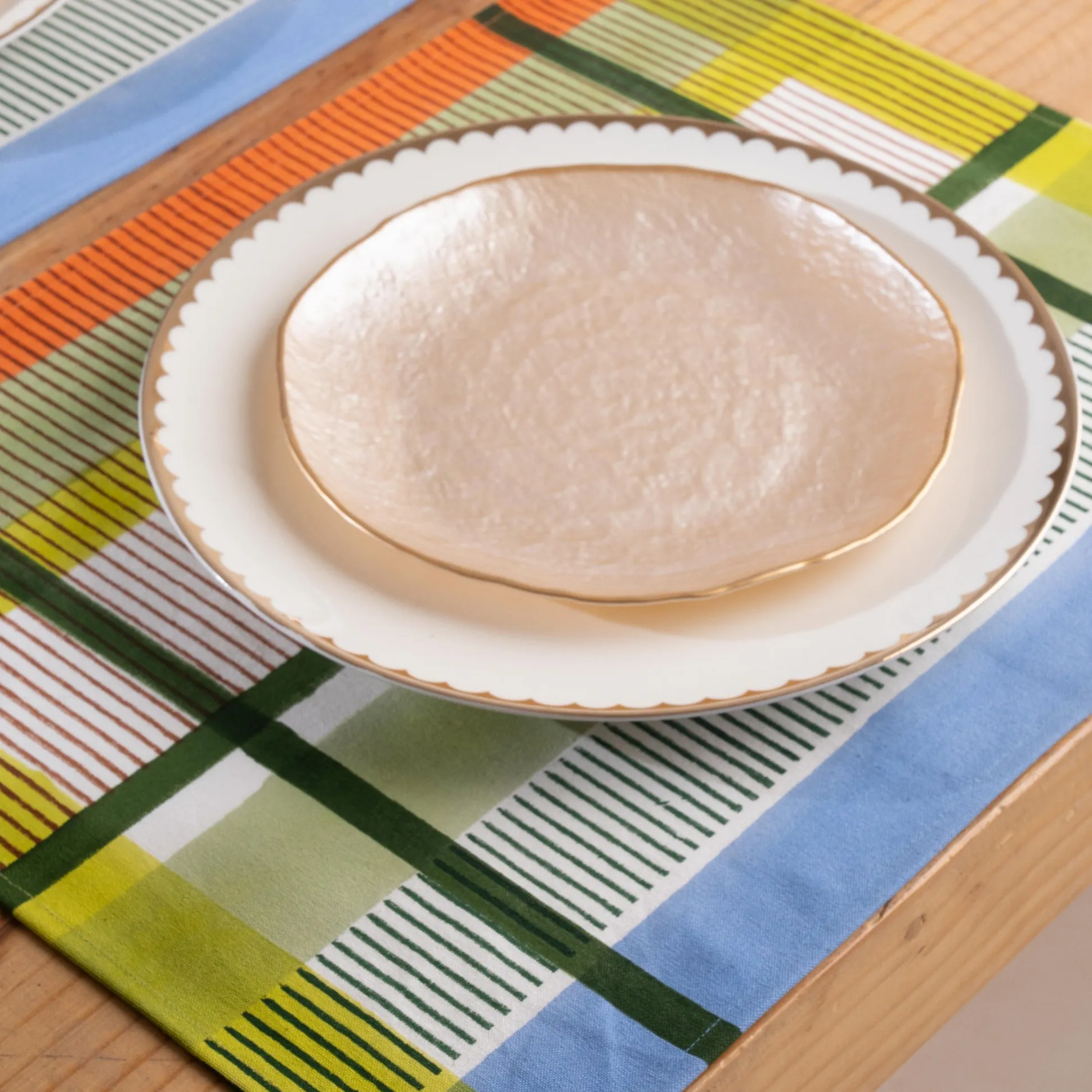 Modernist Stripe Cotton Table Linens - Placemat