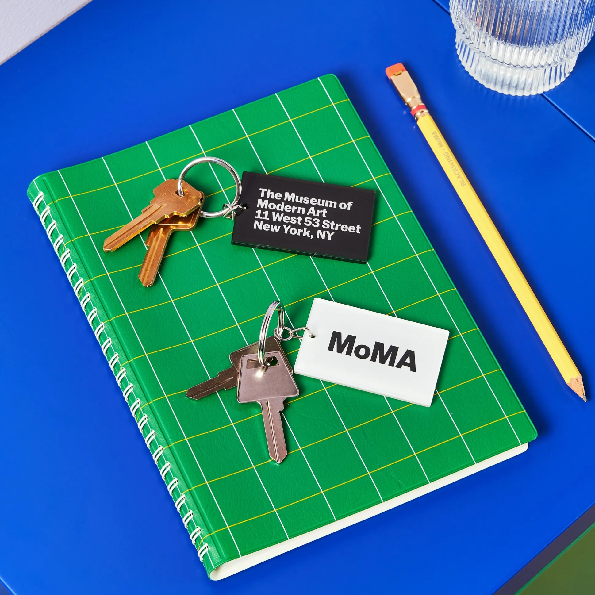 MoMA Acrylic Address Keyring