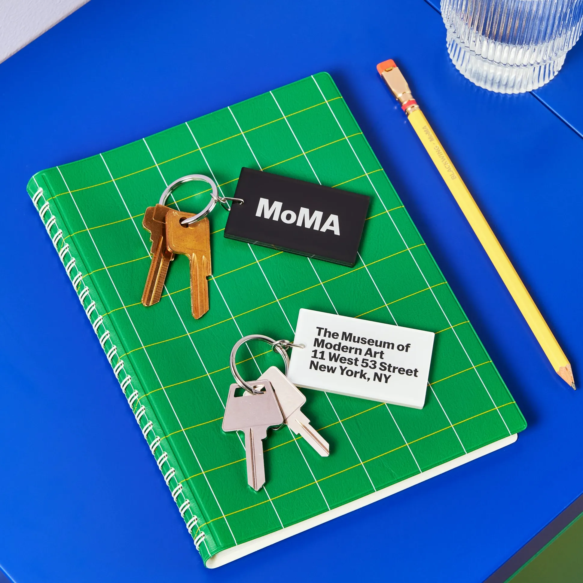 MoMA Acrylic Address Keyring