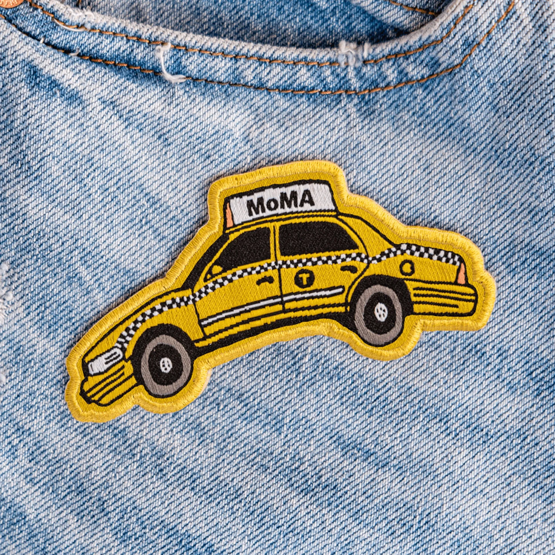 MoMA Embroidered NYC Taxi Iron-On Patch