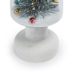 MoMA LED Snowy Wonderland Glass Lighted Tree - Large