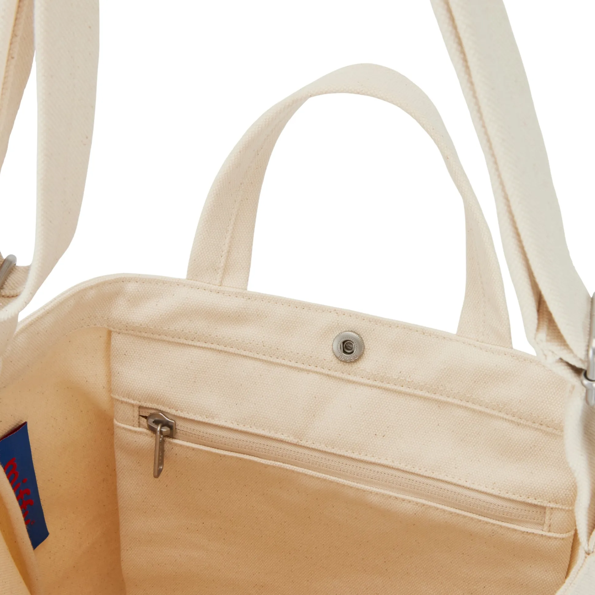 MoMA Miffy Baggu Recycled Cotton Zip Duck Bag