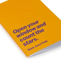 MoMA Nam June Paik Quote Notebook