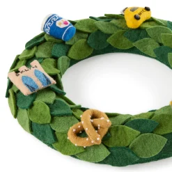 MoMA NYC Felt Holiday Wreath