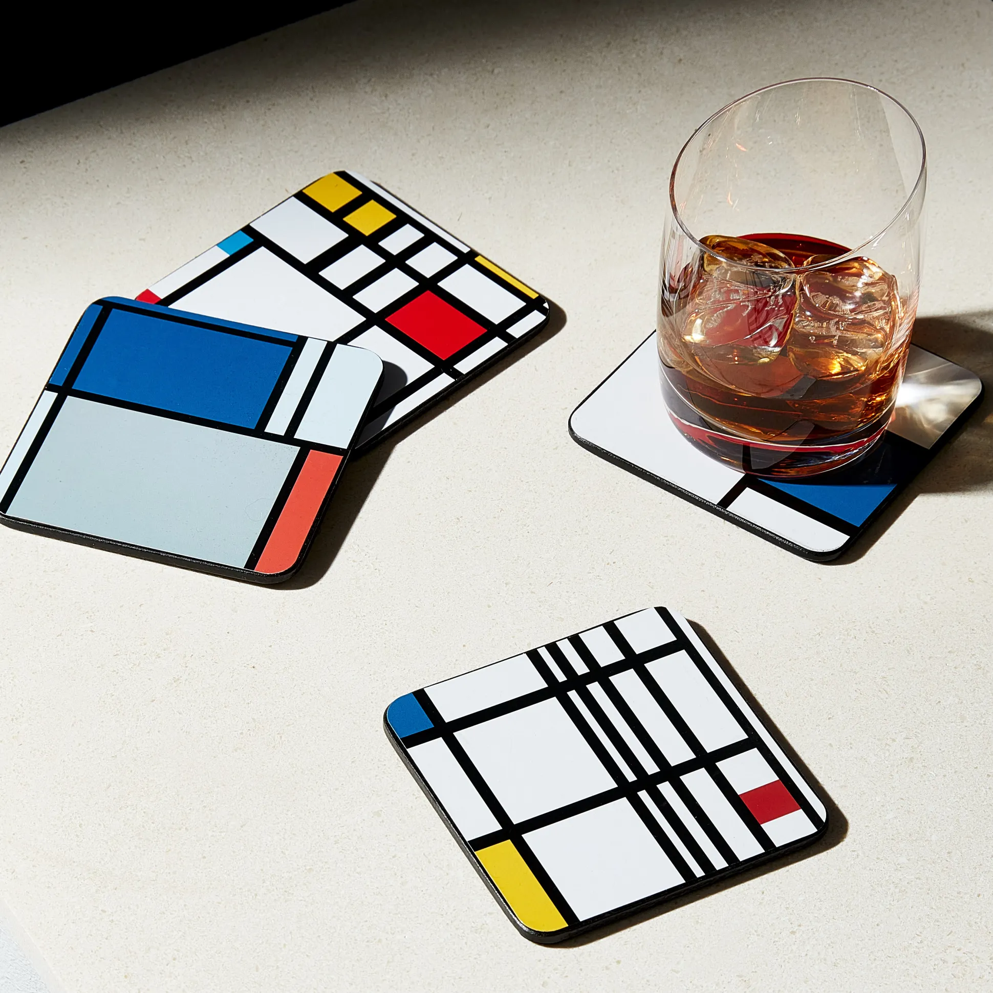 Mondrian Coasters