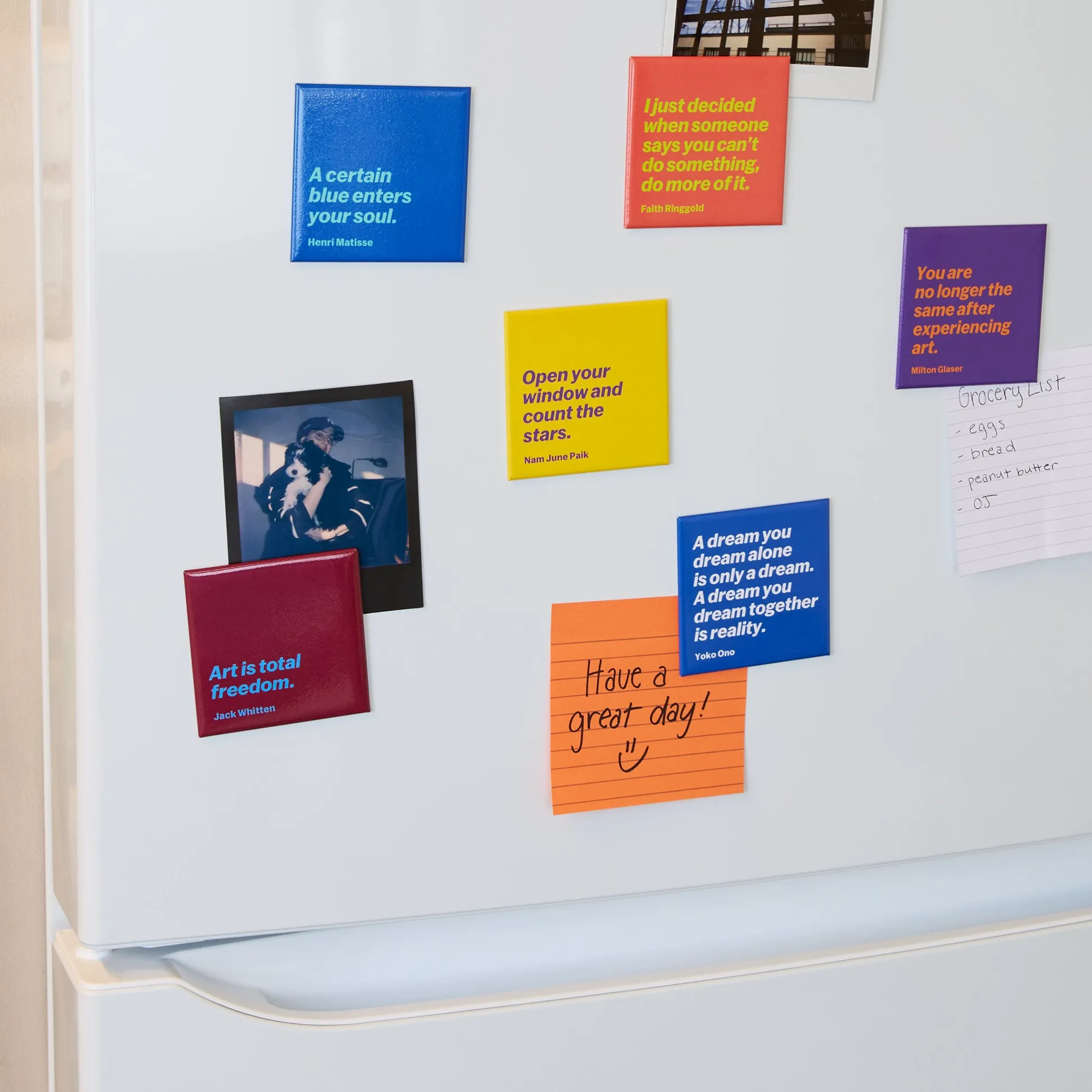 Nam June Paik Quote Magnet