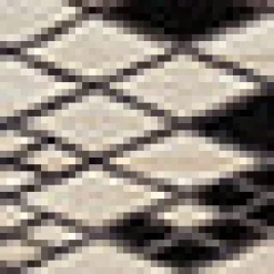 Nanimarquina Losanges Rug Black - 5'7