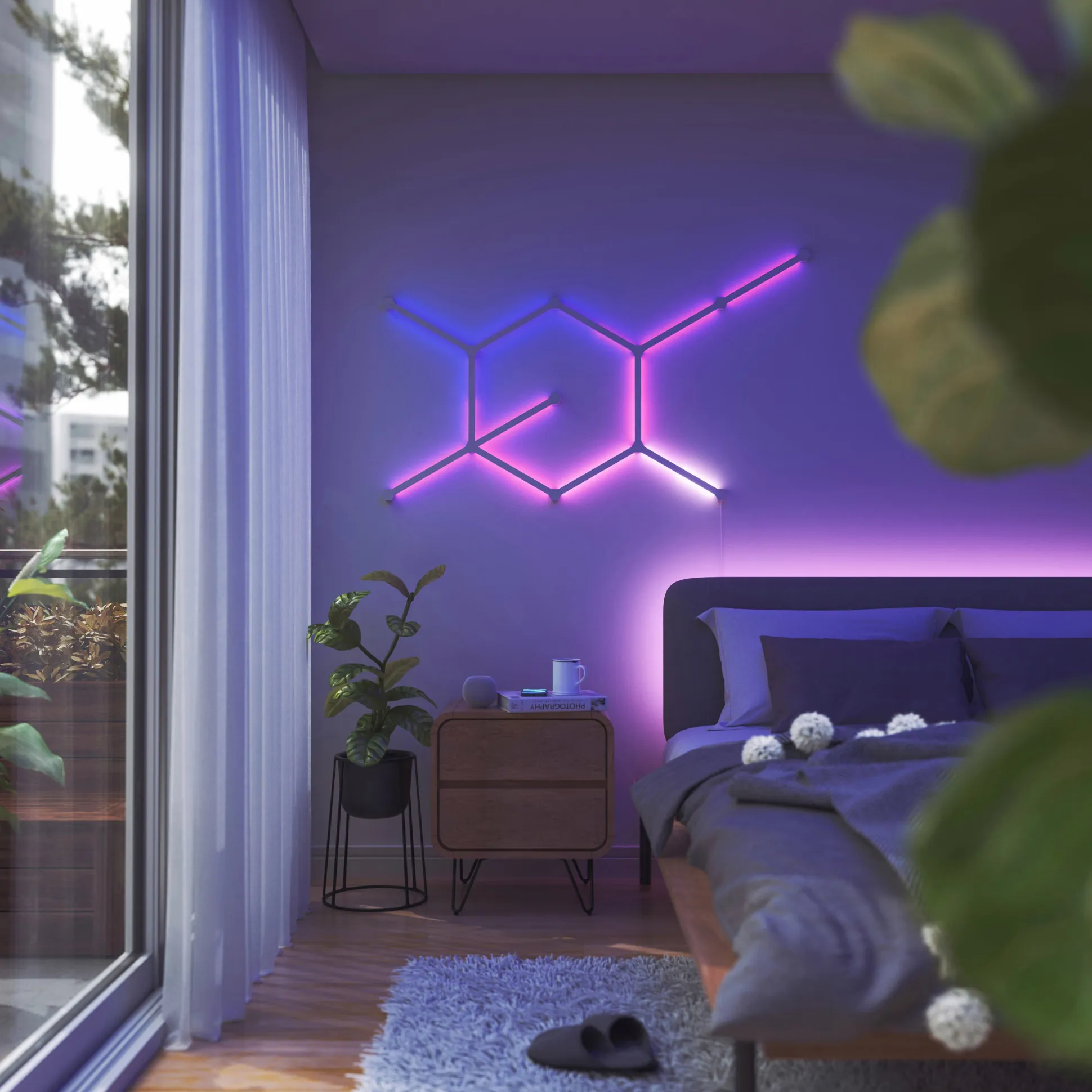 Nanoleaf Lines Smart Interactive Lighting Kit - Set of 12