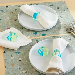 Nicolai Canetti Chromatic Napkin Rings - Set of 4
