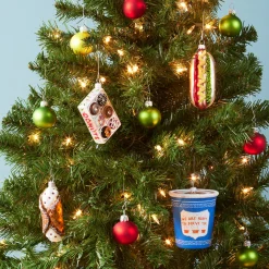 NYC Glass Holiday Ornament - Greek Diner Cup