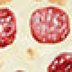 NYC Glass Holiday Ornament - Pizza Slice
