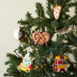 NYC Glass Holiday Ornament - Subway