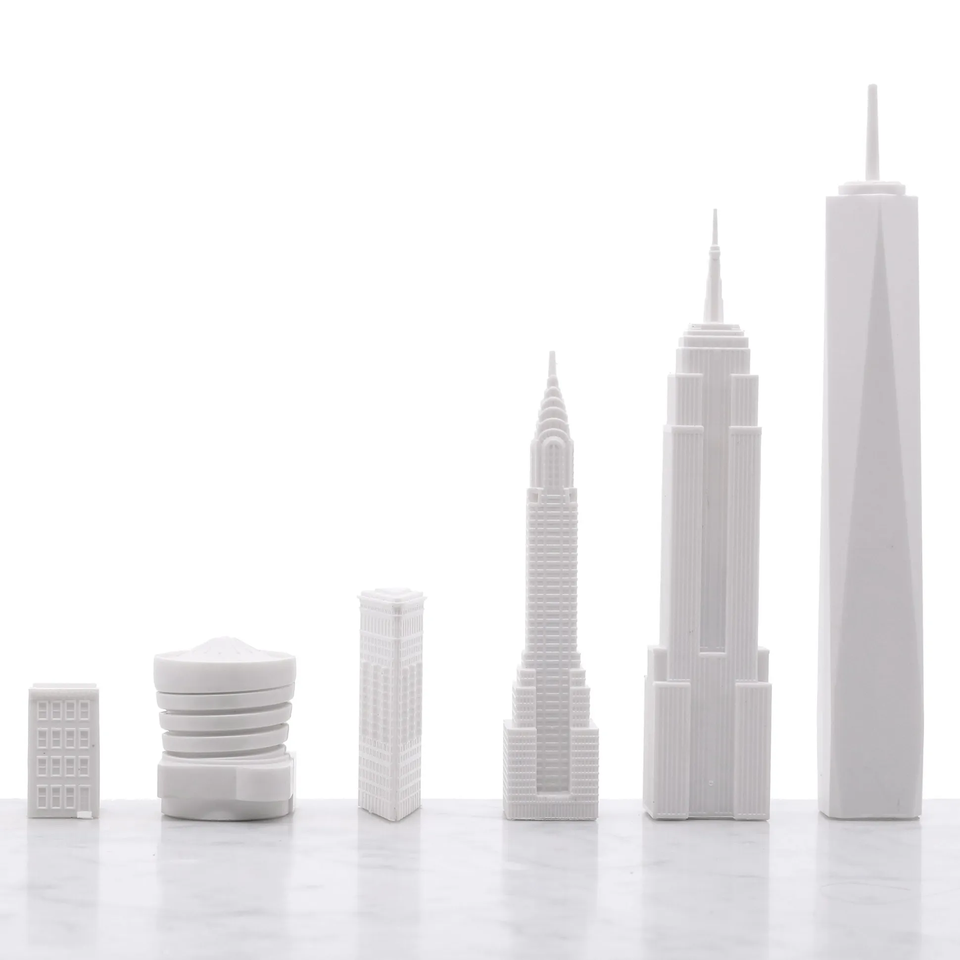 NYC Skyline Chess Set