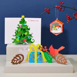 O' Christmas Tree Holiday Pop-Up Cards - Set of 8