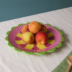 Oorun Didun Ceramic Serving Platter by Yinka Ilori