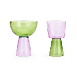 Oorun Didun Glass Cups by Yinka Ilori -
