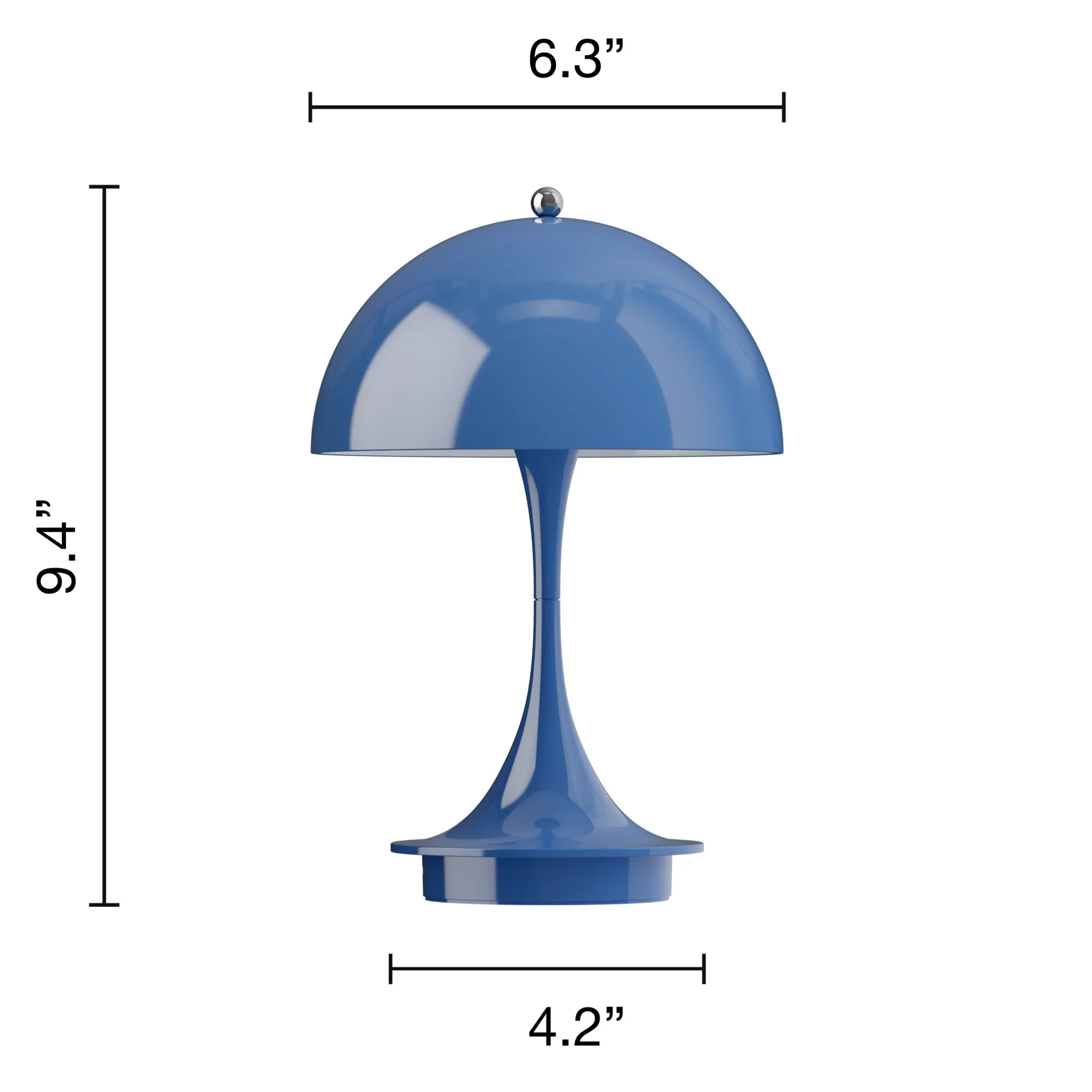 Panthella 160 Portable Table Lamp