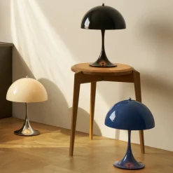 Panthella 250 Portable Table Lamp/ Chrome