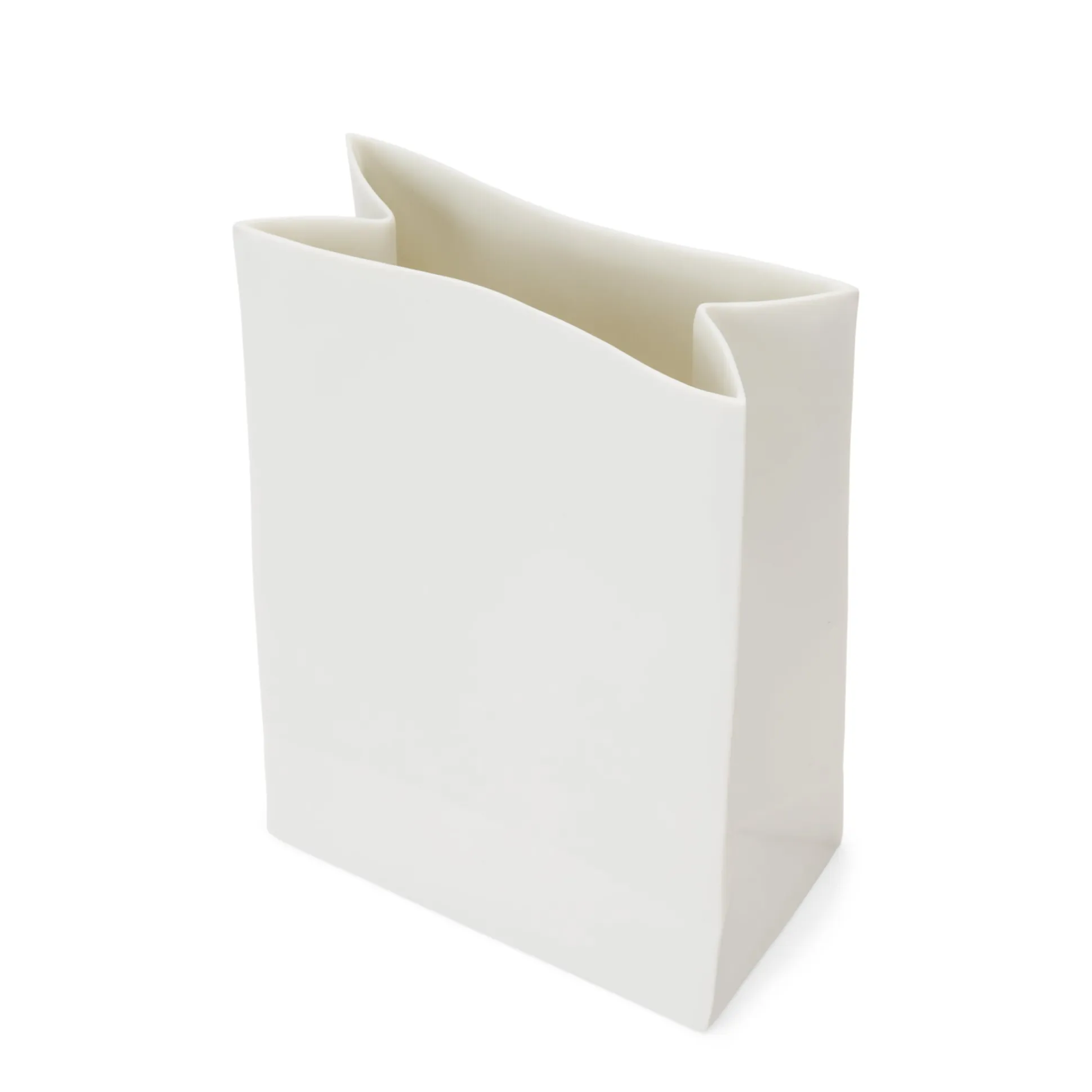 Paper Bag Porcelain Vase