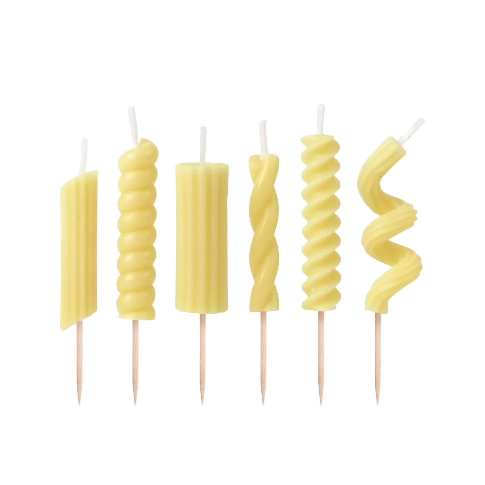 Pasta Party Candles - Set of 6