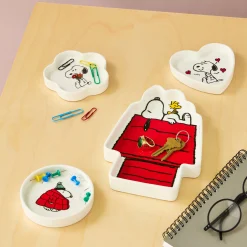 Peanuts Stoneware Dish - Flower