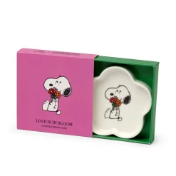 Peanuts Stoneware Dish - Flower