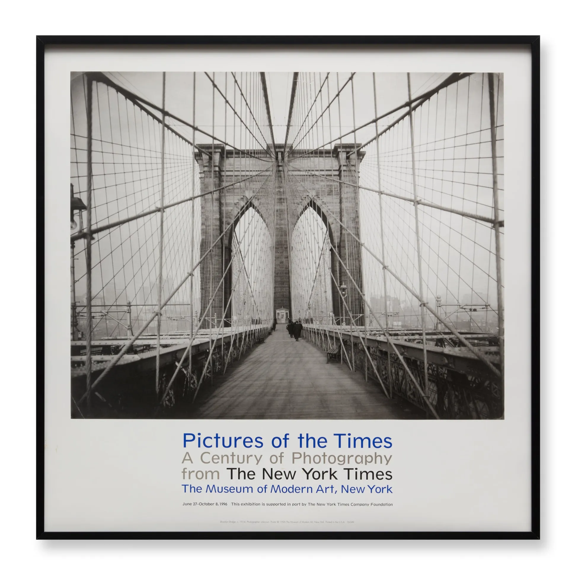 Pictures of the Times: A Century of Photography from The New York Times Framed Poster