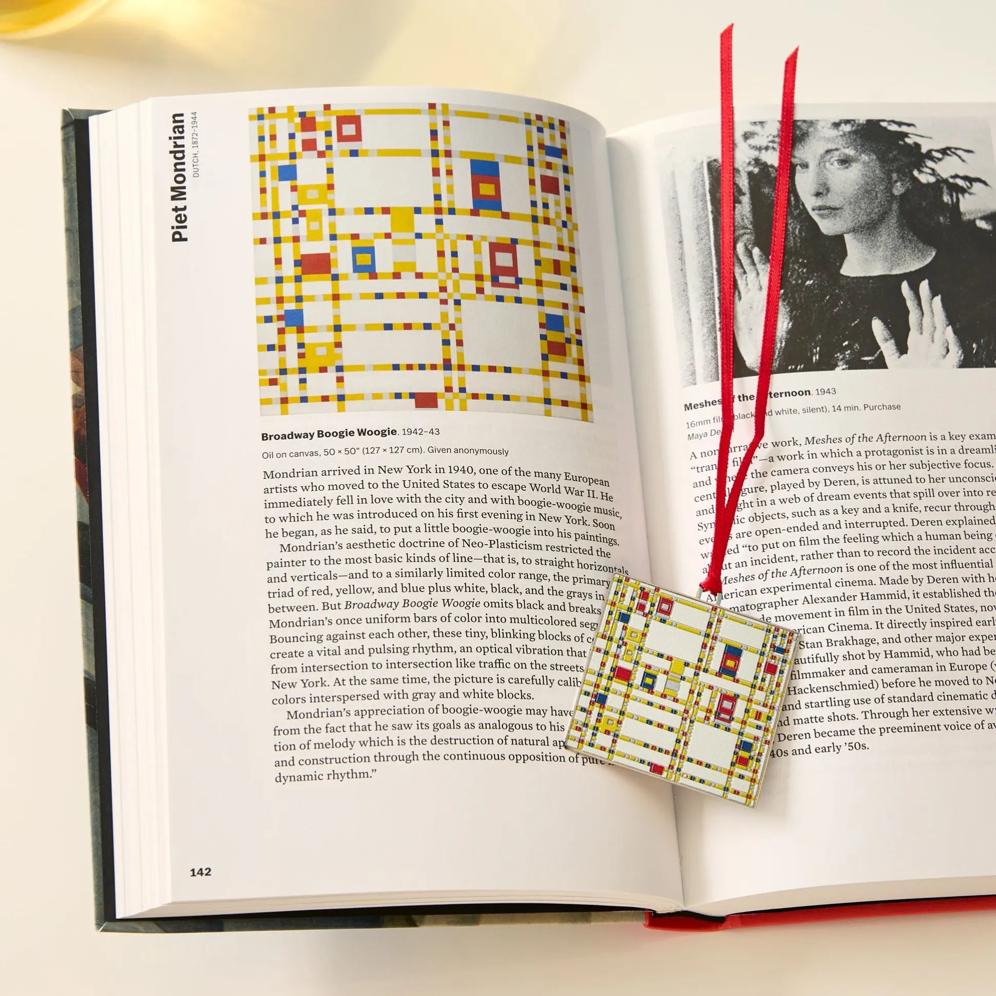 Piet Mondrian Broadway Boogie Woogie Metal Bookmark