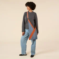 Pleated Recycled Polyester Y Bag