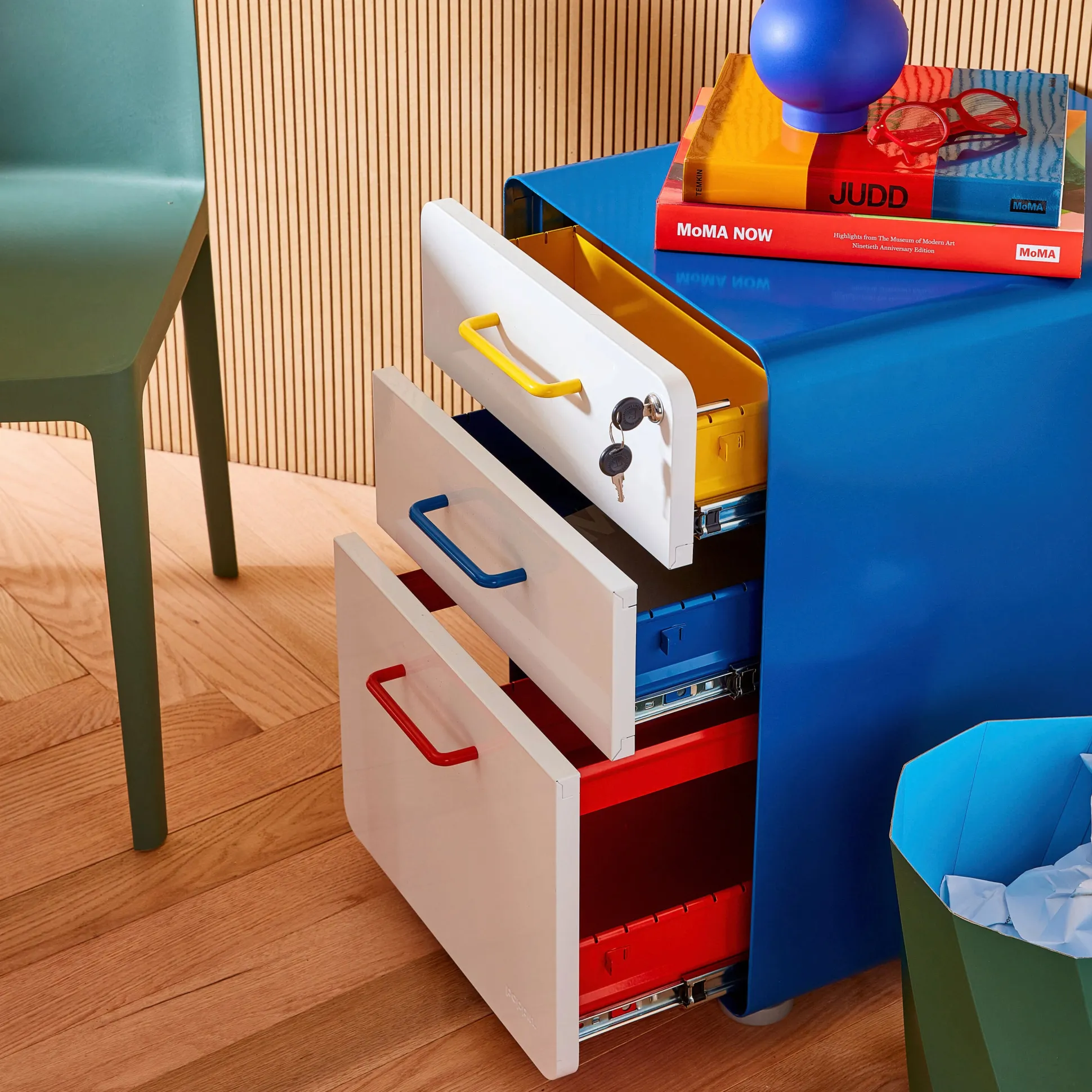 Poppin Stow 3-Drawer File Cabinet