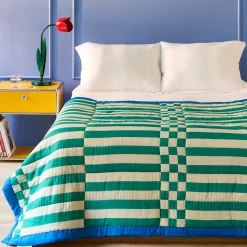 Reversible Cotton Quilt Throw