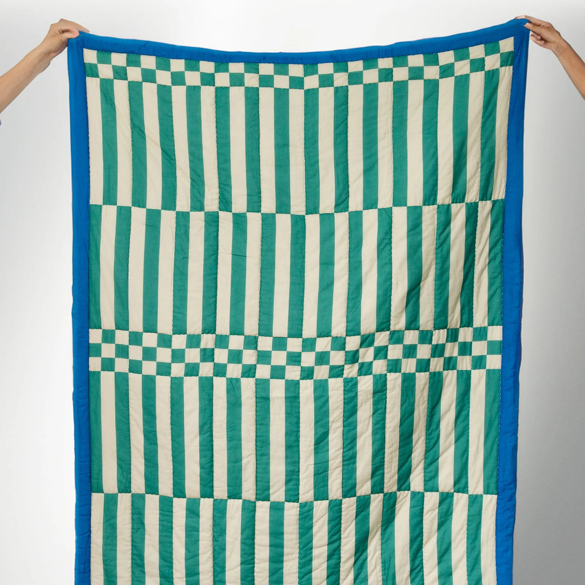 Reversible Cotton Quilt Throw