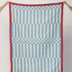 Reversible Cotton Quilt Throw
