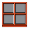 Richard Woods Window 01 Framed Poster