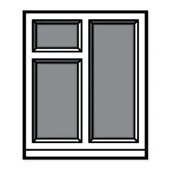 Richard Woods Window 04 Framed Poster