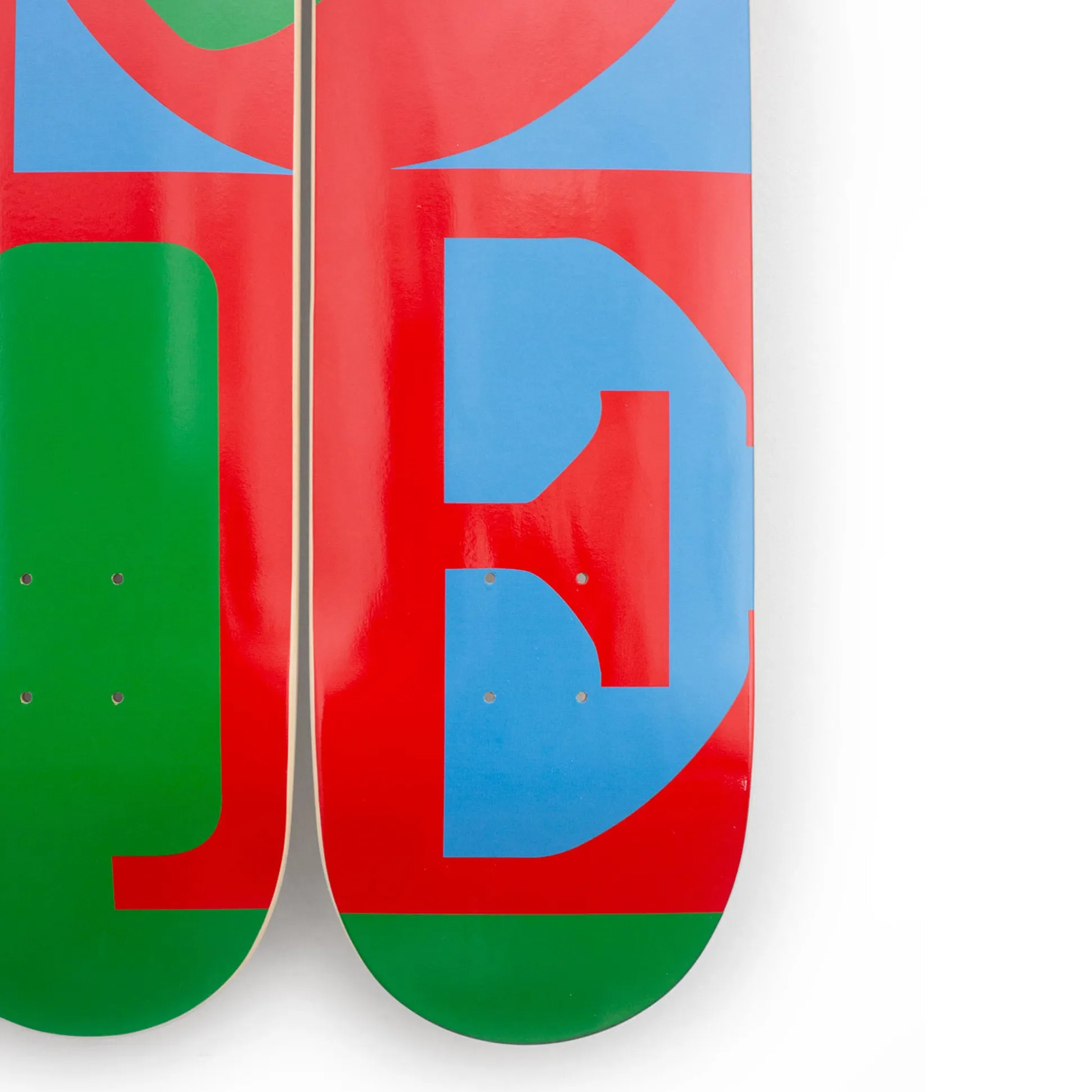 Robert Indiana LOVE Skateboard Triptych