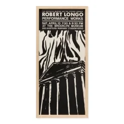Robert Longo Performance Works Framed Poster