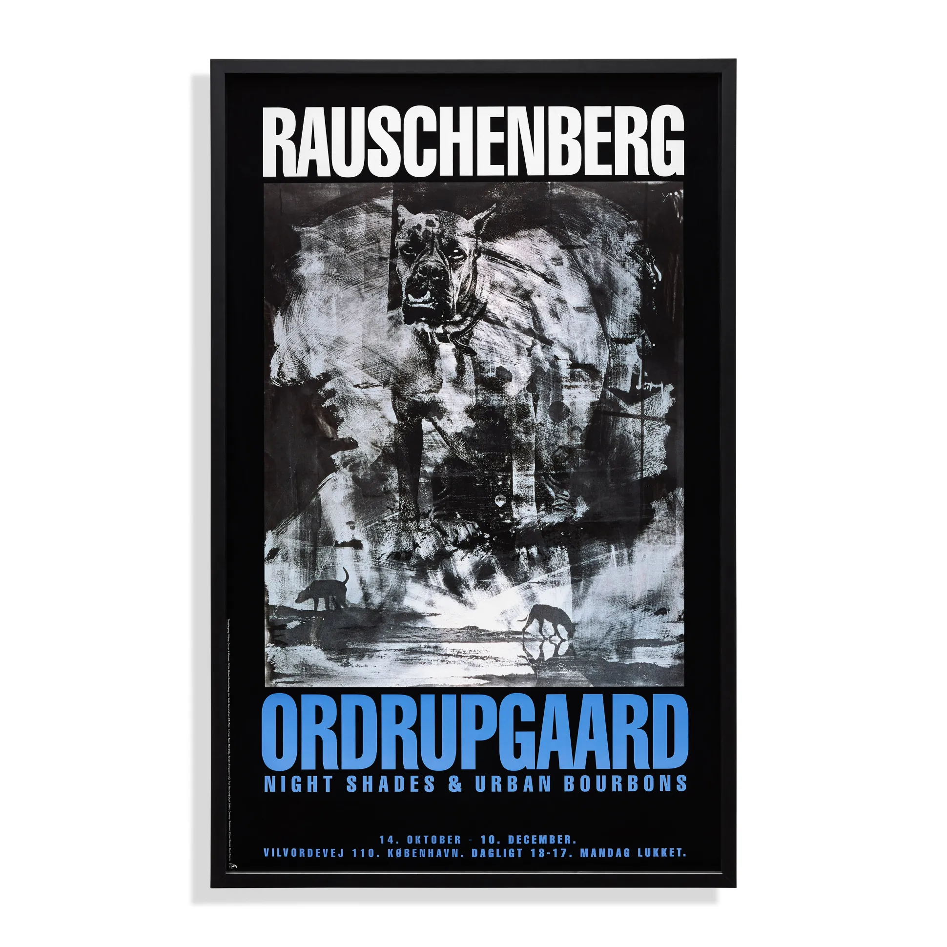 Robert Rauschenberg Night Shades & Urban Bourbons Framed Poster