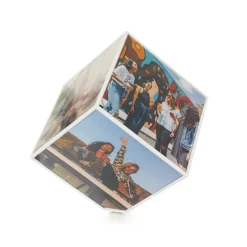 Rotating Cube Photo Frame