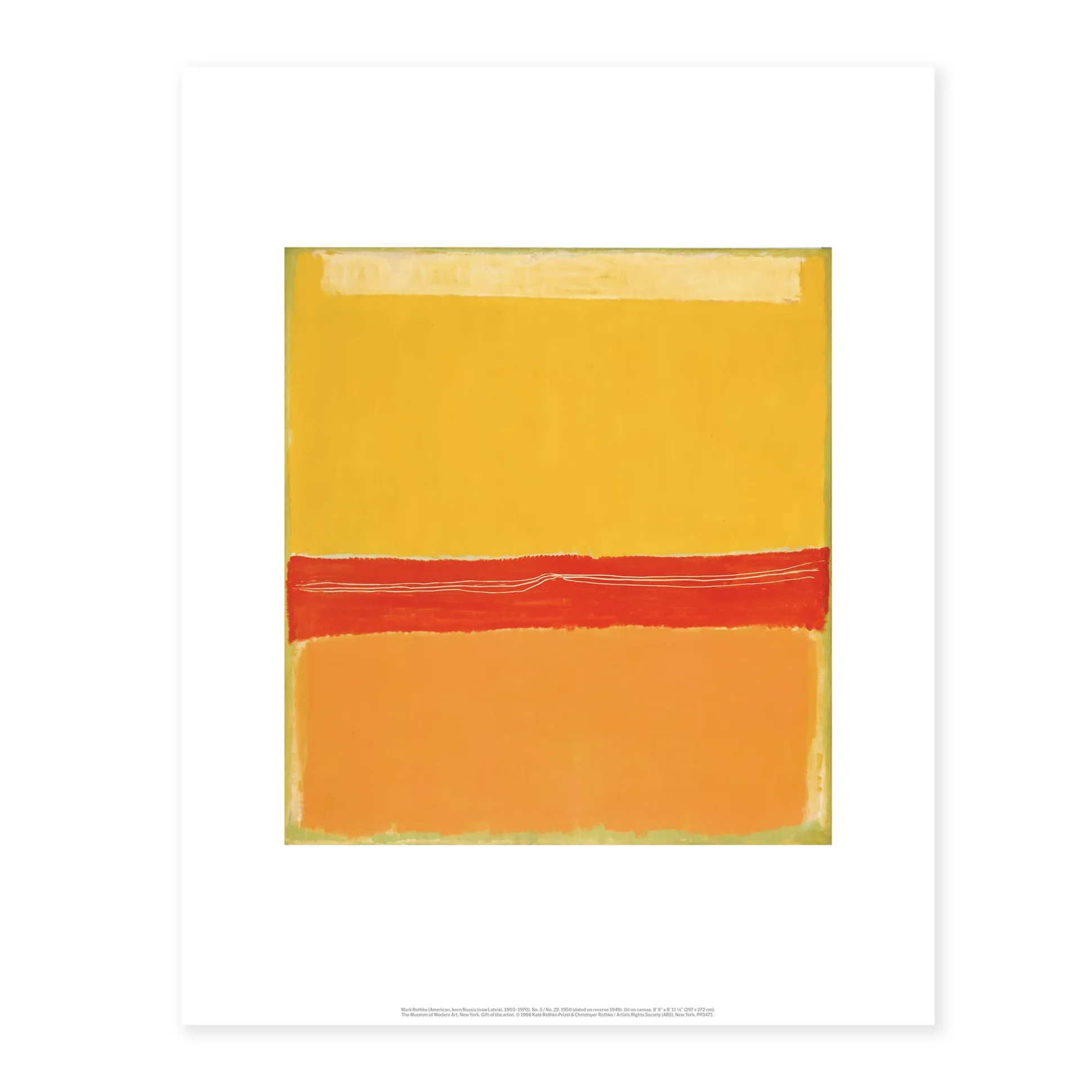 Rothko: No. 5/No. 22 Print