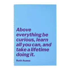 Ruth Asawa Quote Notebook