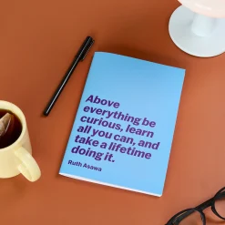Ruth Asawa Quote Notebook
