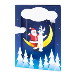 Santa’s Buddy Holiday Pop-Up Cards - Set of 8