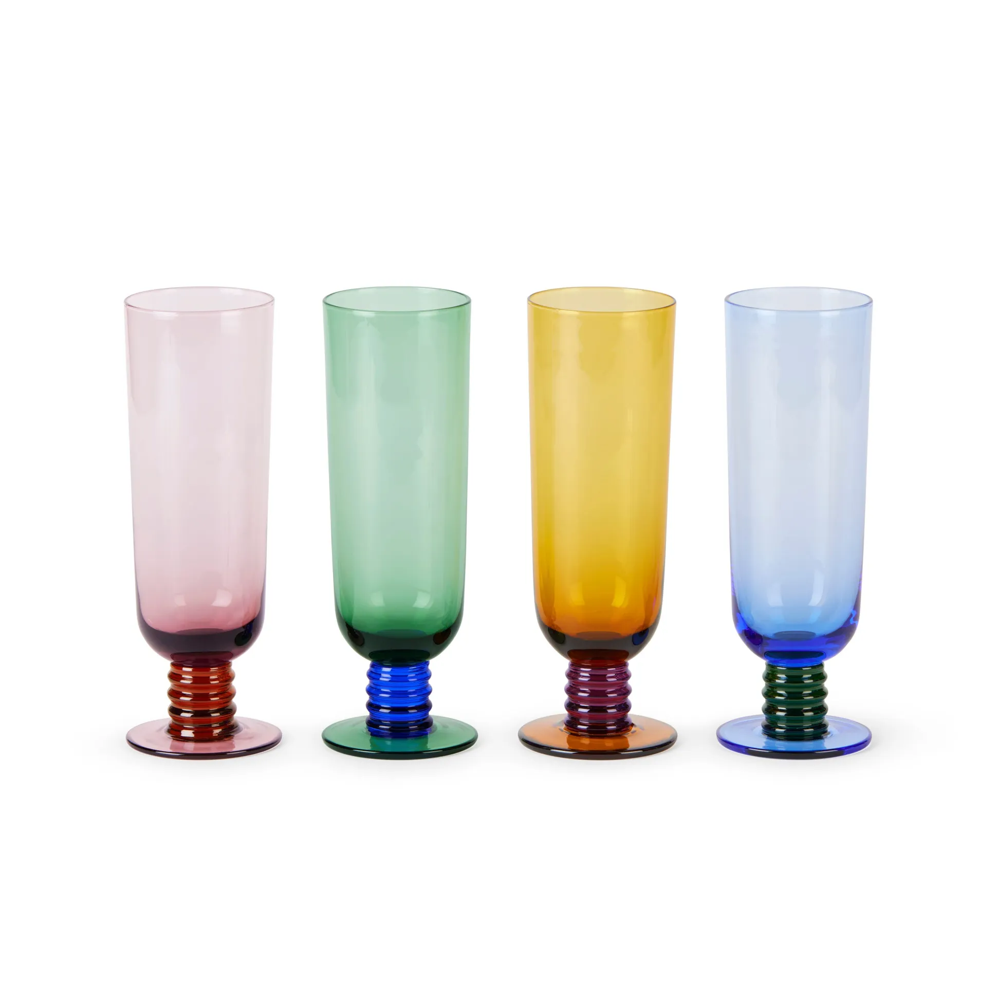 Saturn Glassware - Set of 4 - Champagne Set of 4