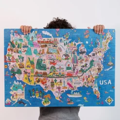 See the USA! Jigsaw Puzzle - 100 pieces