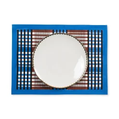 Shetland Plaid Cotton Table Linens - Placemat