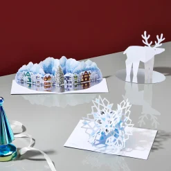 Snowstar Holiday Pop-Up Cards - Set of 8